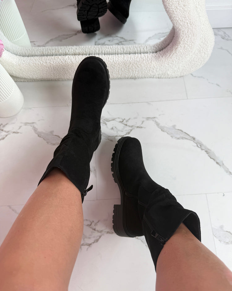 Marina Black Boots