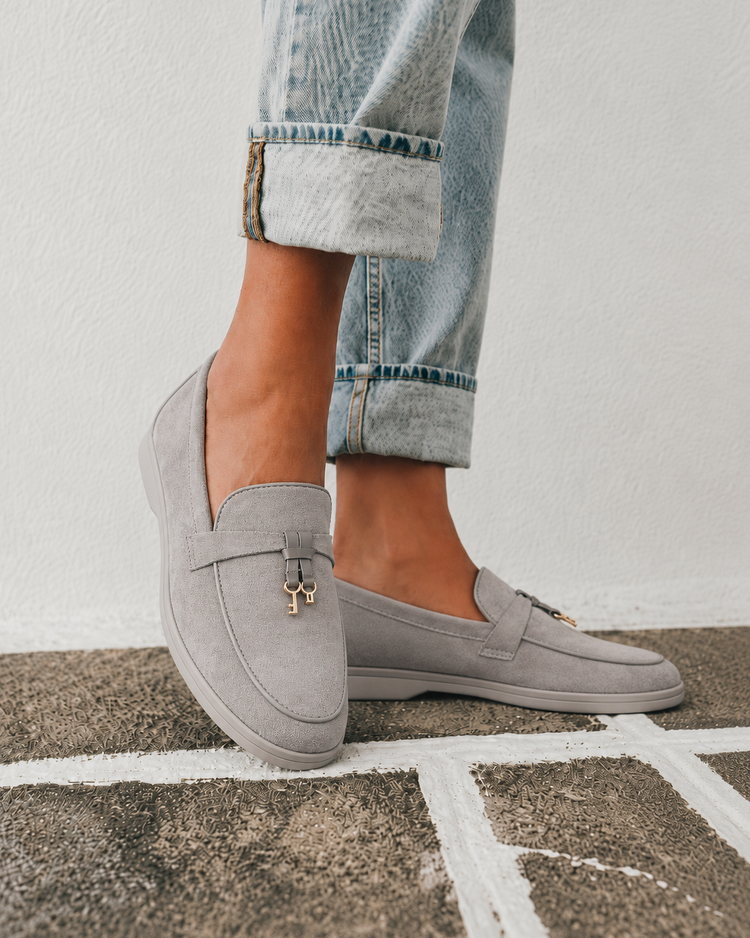 Shanna Grey Loafers