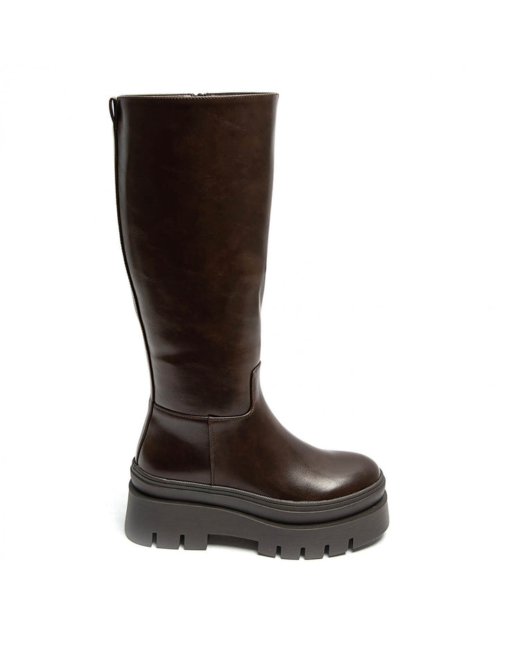 Iria Brown High Boots
