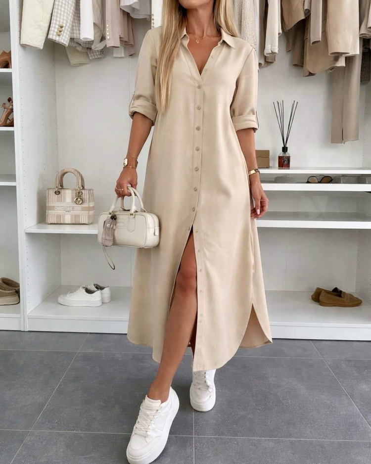 Oversized Shirt Dress