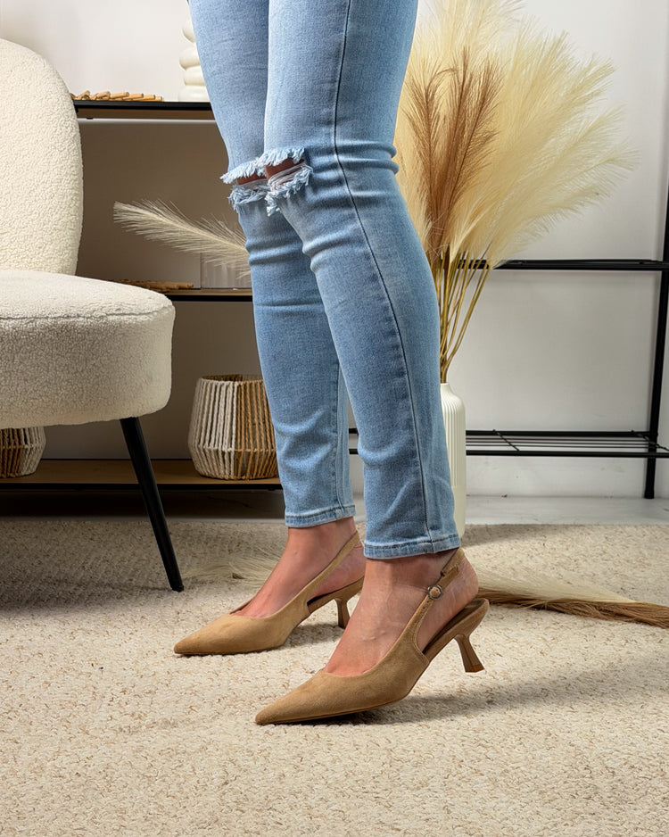 Date-Night Khaki Heels
