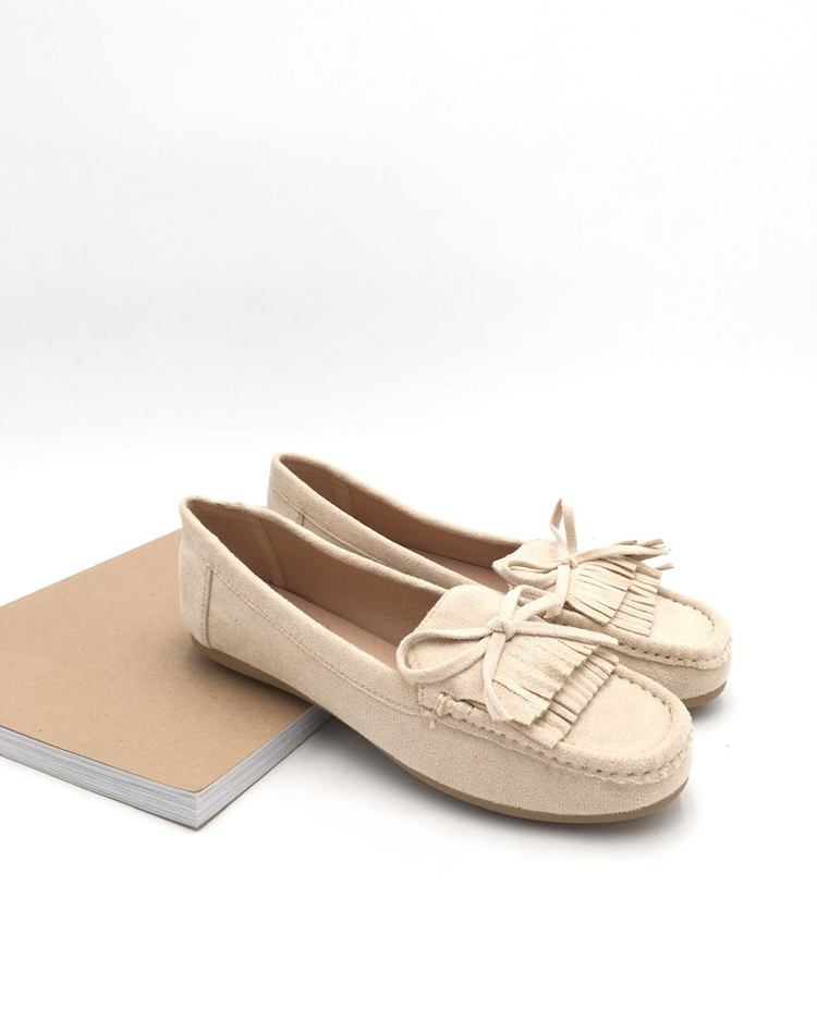 Fringle Beige Loafers