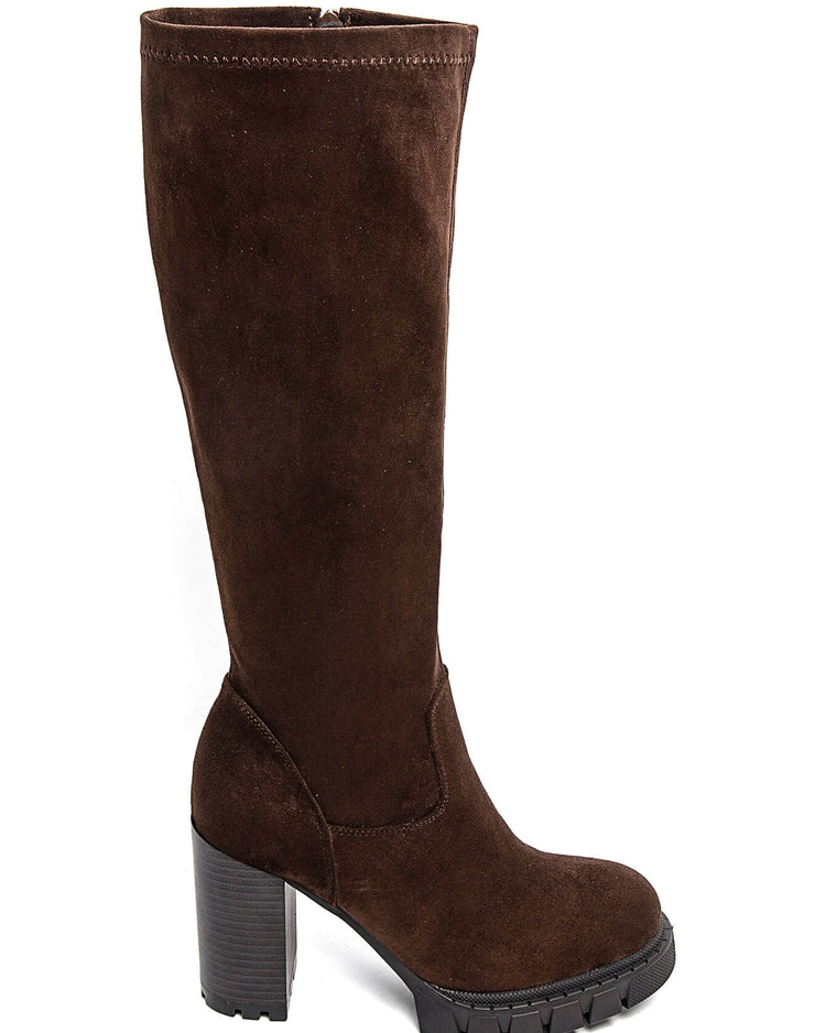 Mirjana Brown High Boots