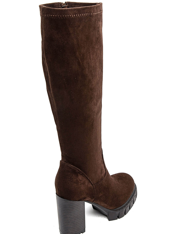 Mirjana Brown High Boots