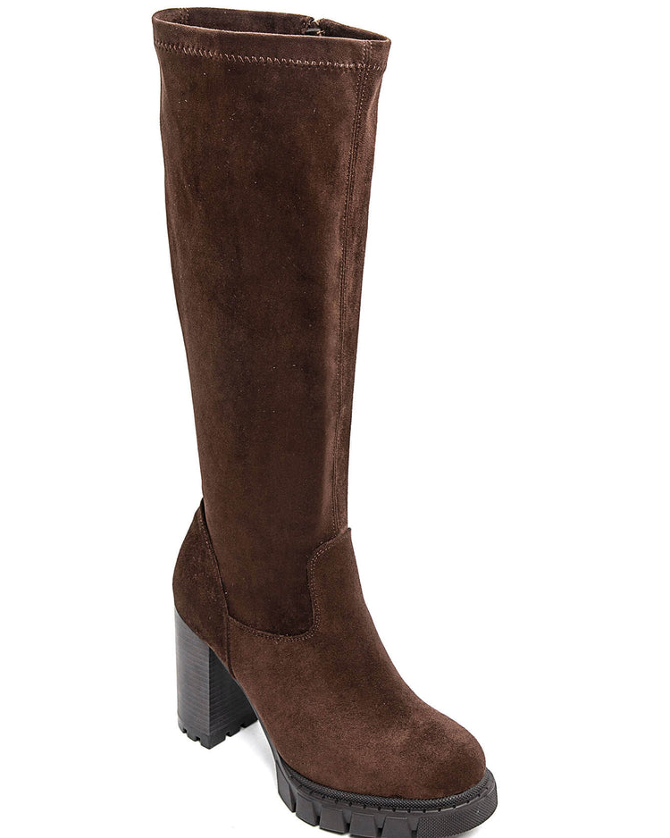Mirjana Brown High Boots