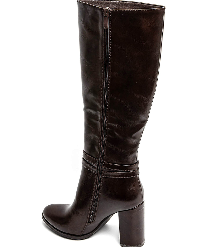 Marly Brown Heel Boots