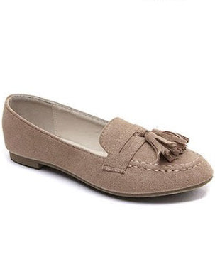 Tassel Khaki Loafer
