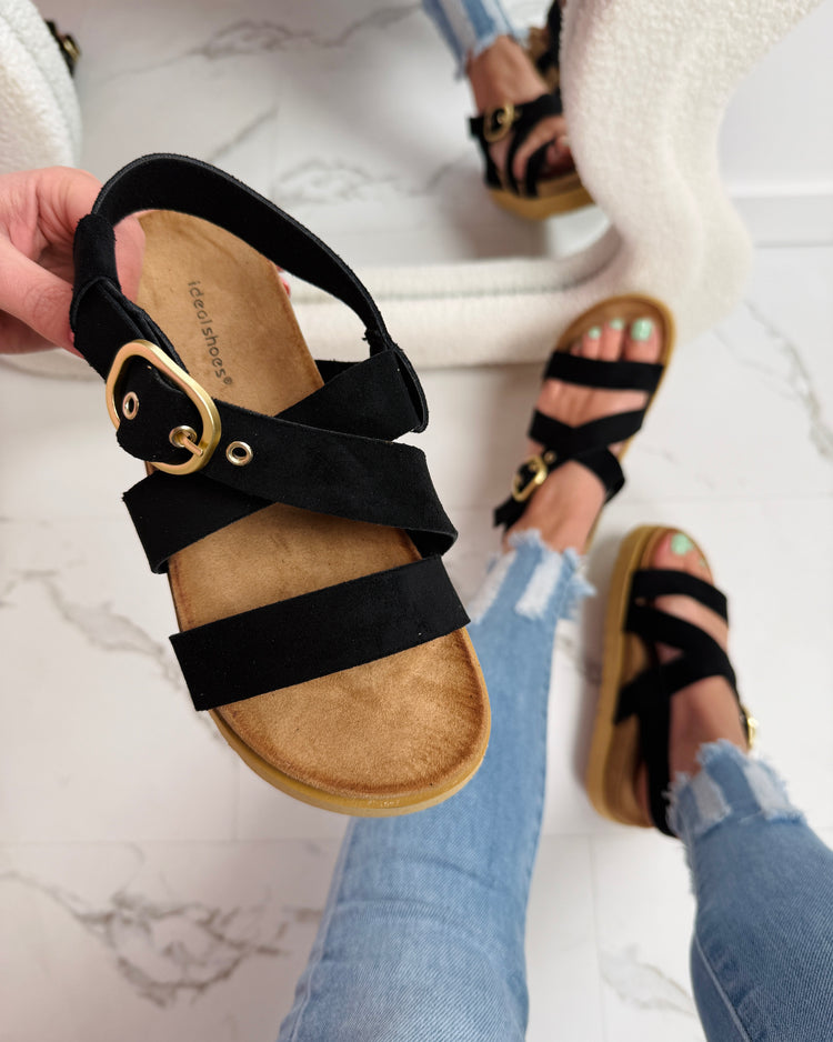 Comfort Black Sandal