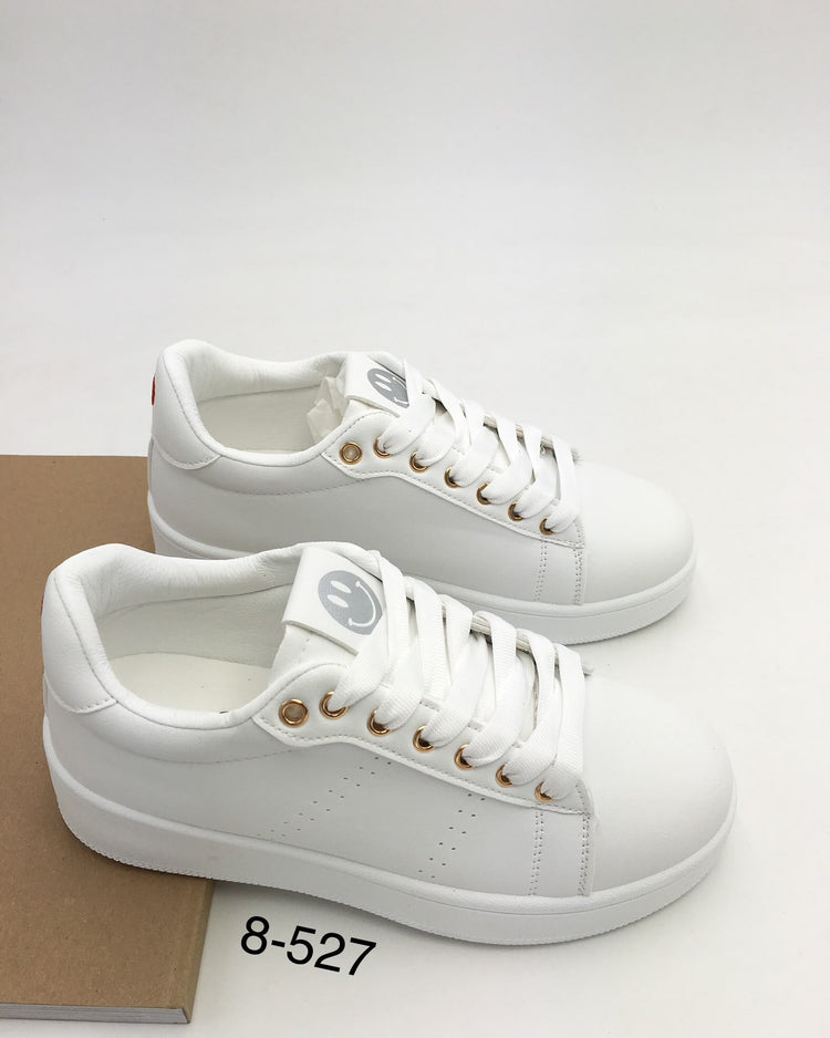 Happy White Sneaker