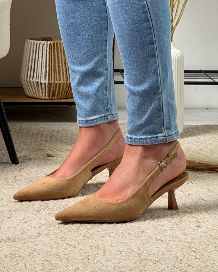 Date-Night Khaki Heels