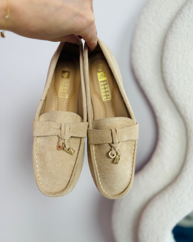 Gaby Beige Loafer