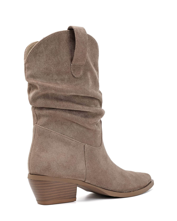 Audrey Khaki Boots