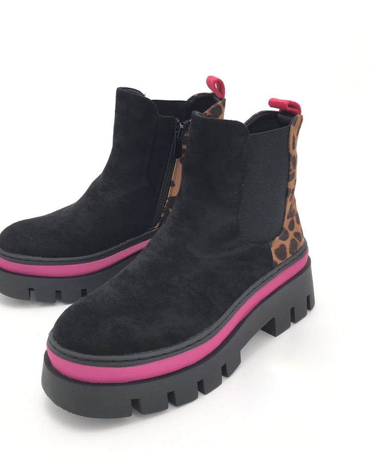 Ankle Fuchsia Boots