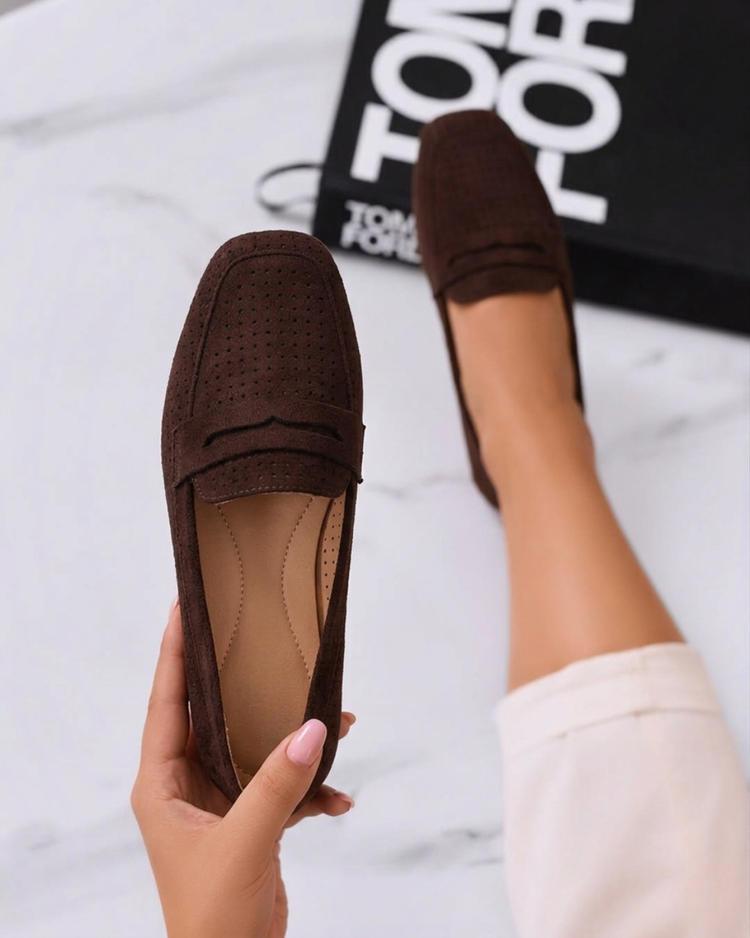 Celia Brown loafer
