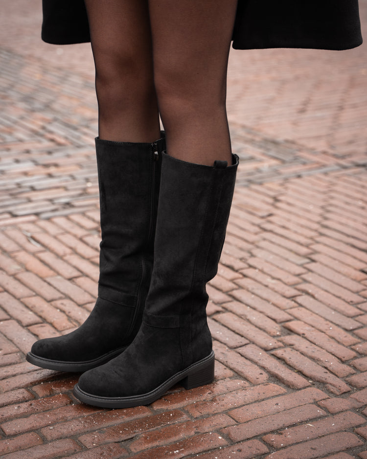 Perfect Basic High Boots Black