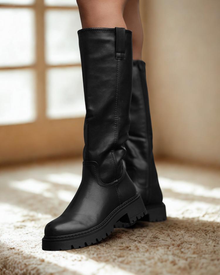 Elvira High Boots - Black