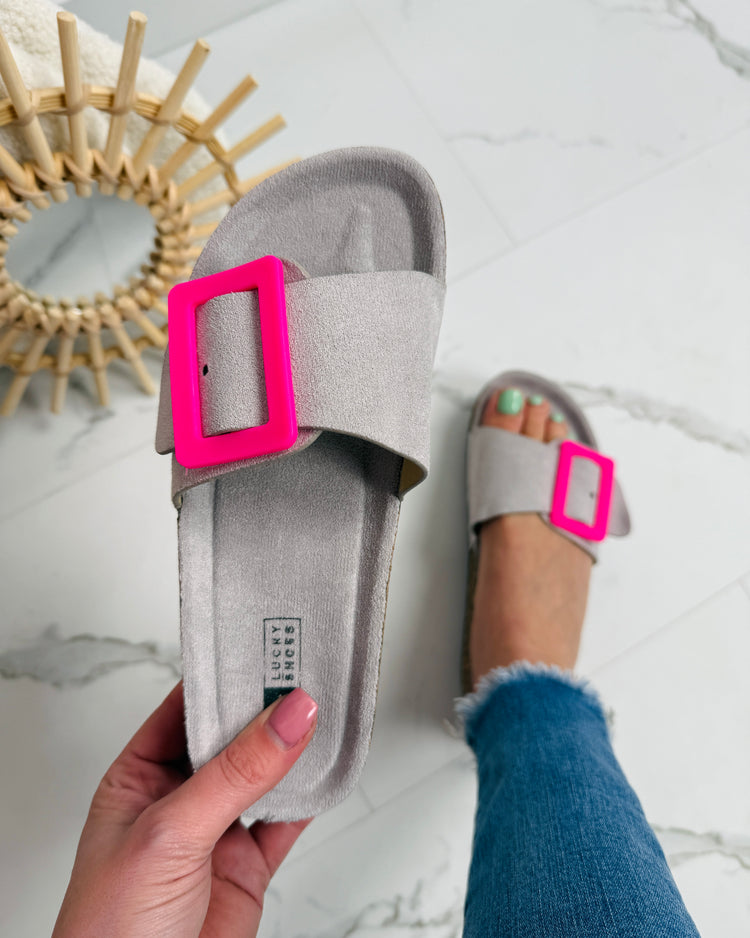 Clasp Grey Slides