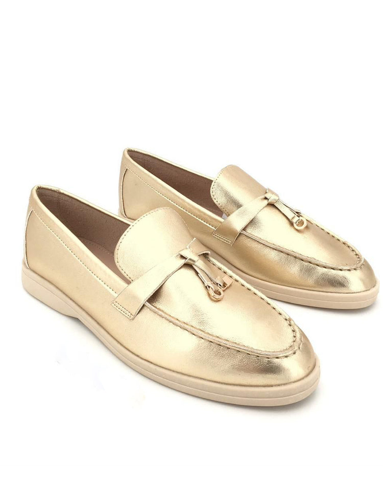 Mocassin Lott doré