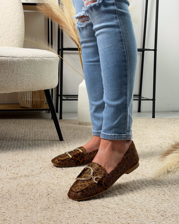 Glitter Leo Loafer