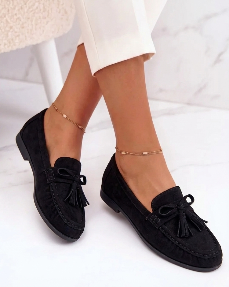 Folds Black Loafer