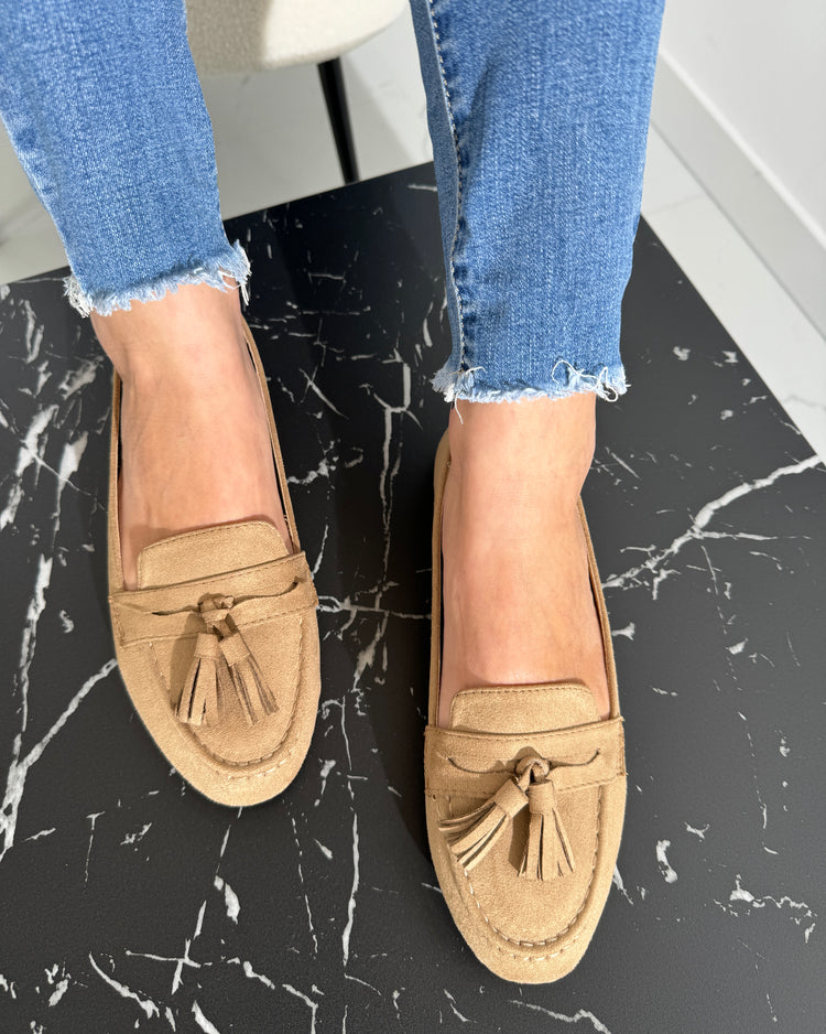 Tassel Khaki Loafer