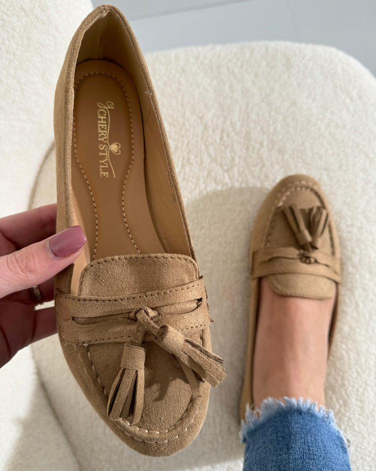Tassel Khaki Loafer