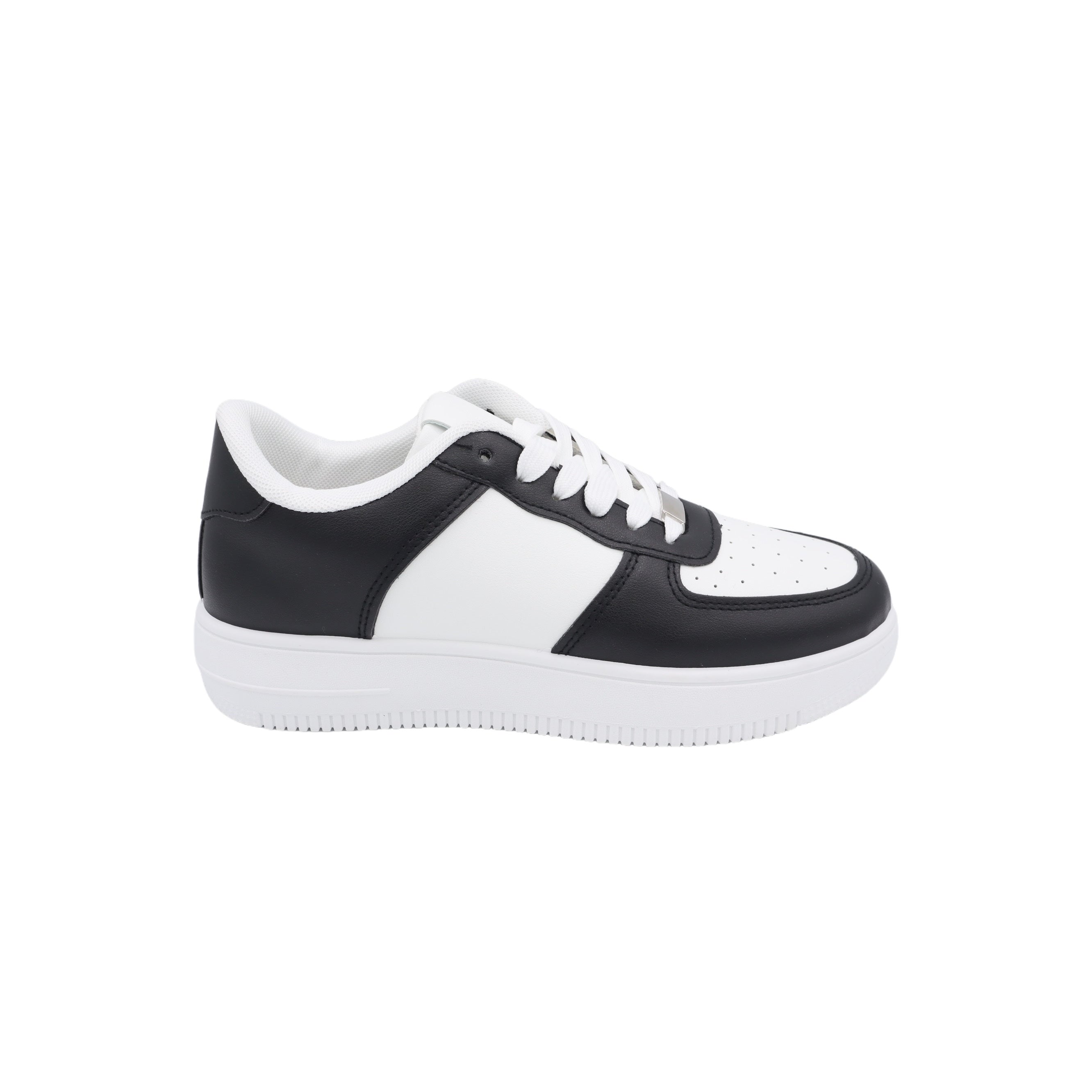 Platform White/Black Sneaker
