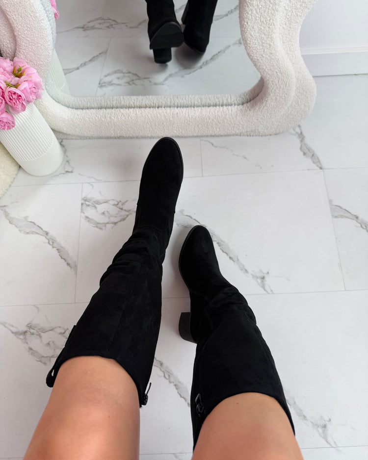 Margo Black High Boots