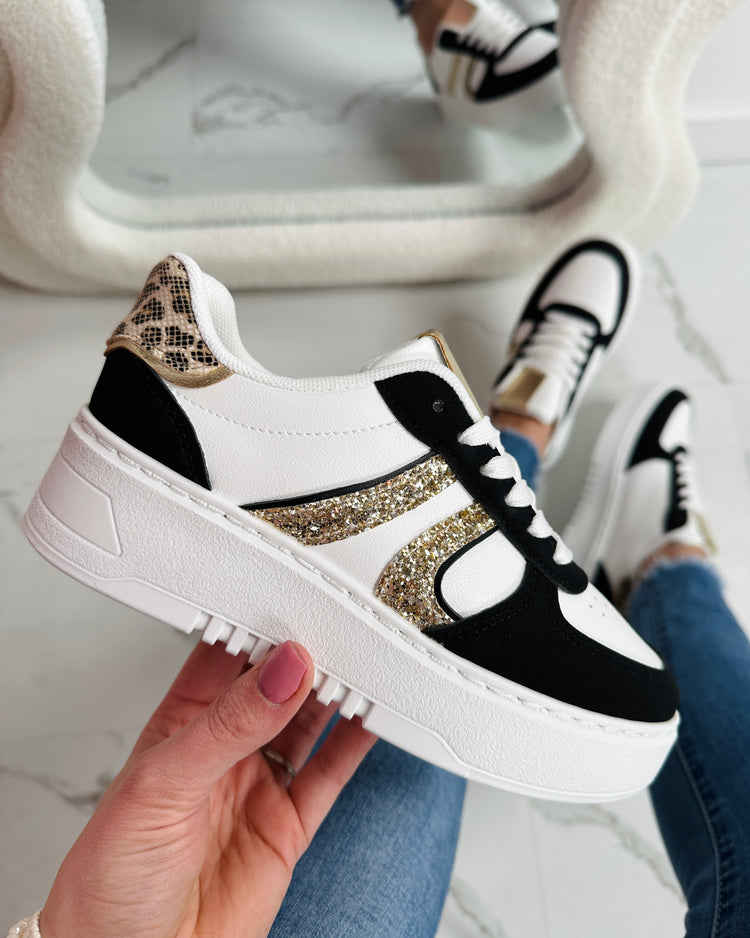Athena Black Sneaker