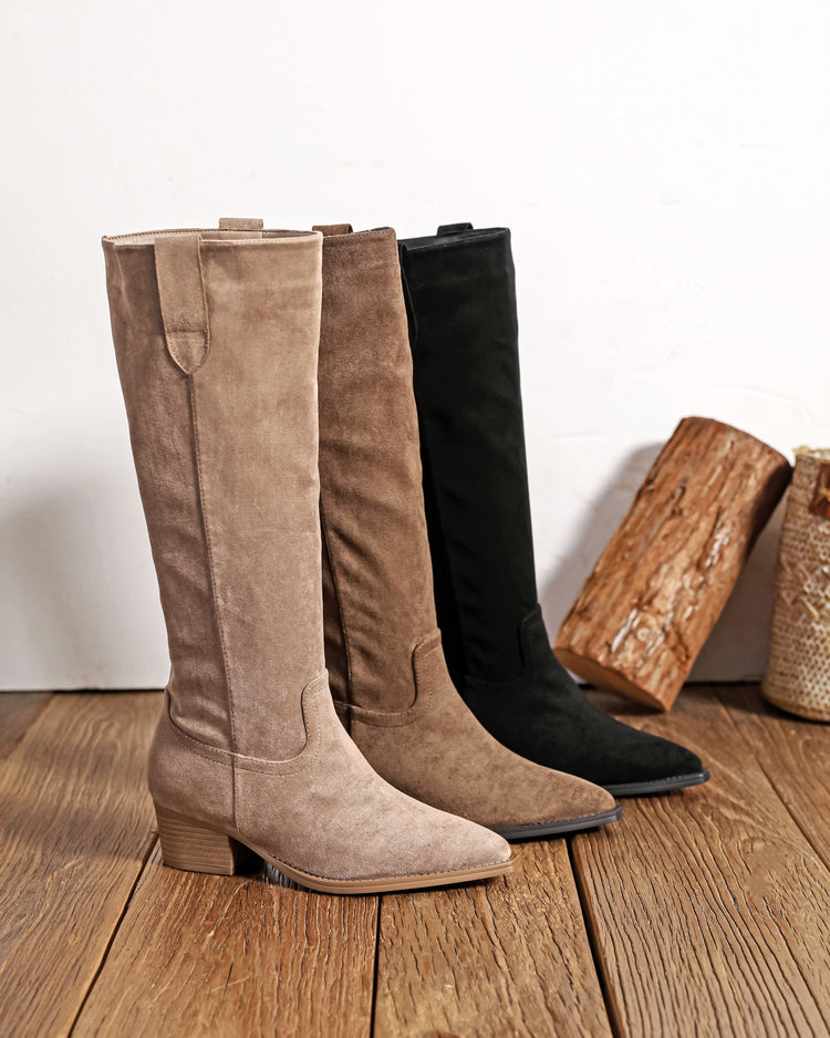 Stella Taupe High Boots