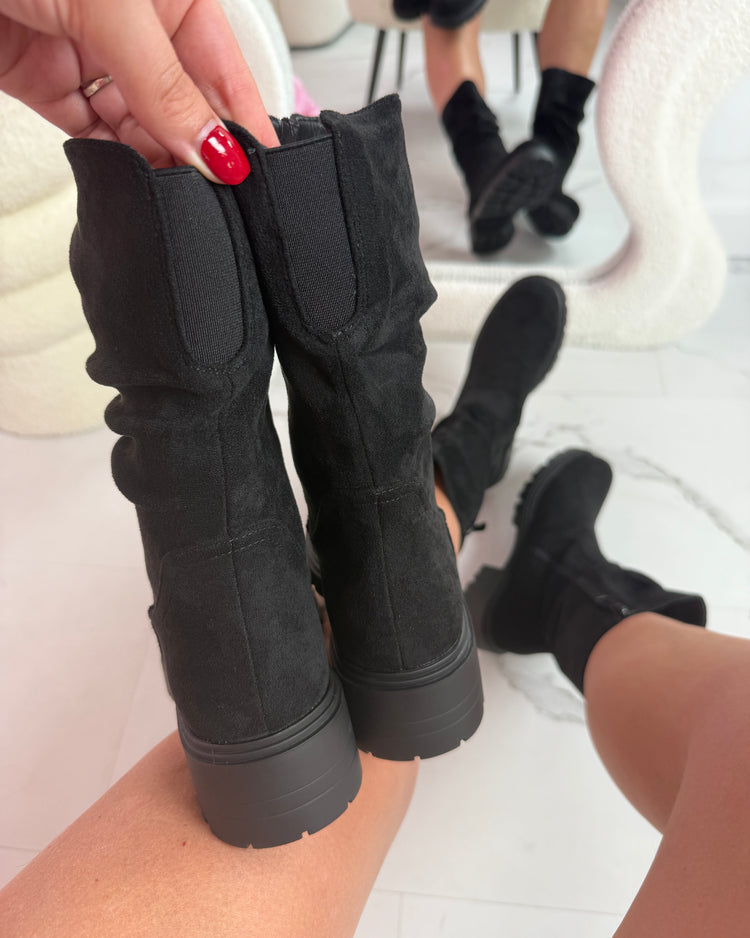 Marina Black Boots
