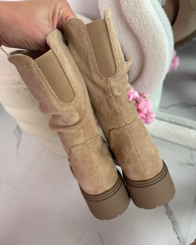 Marina Khaki Boots