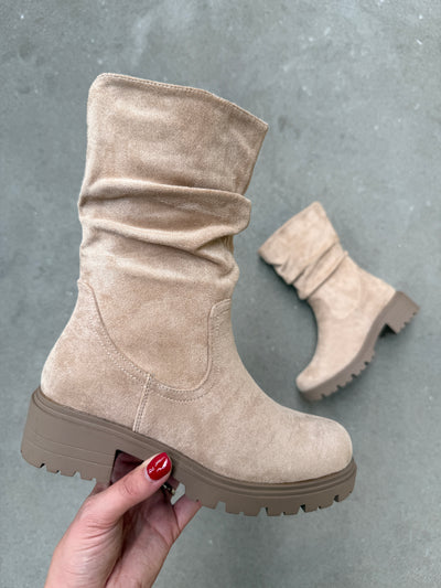 Marina Khaki -Stiefel