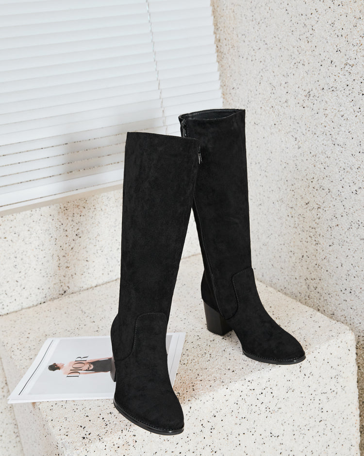 Romilda Black High Boots