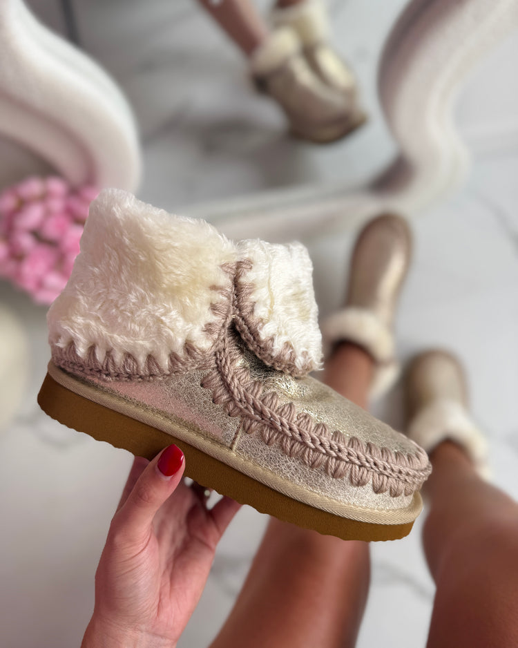 Semy Gold Boots