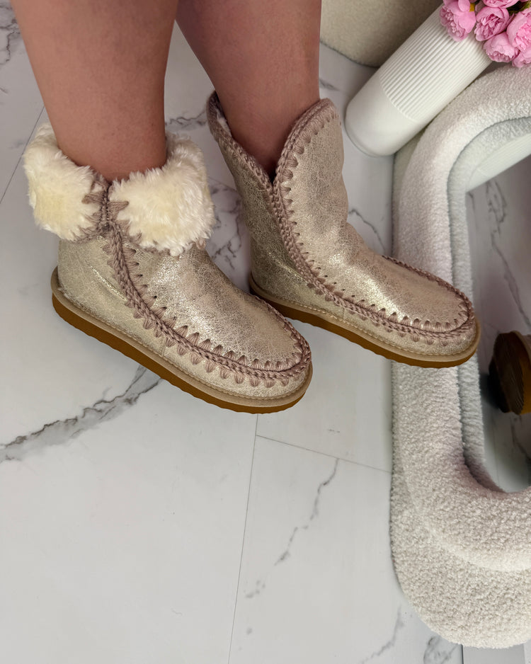 Semy Gold Boots