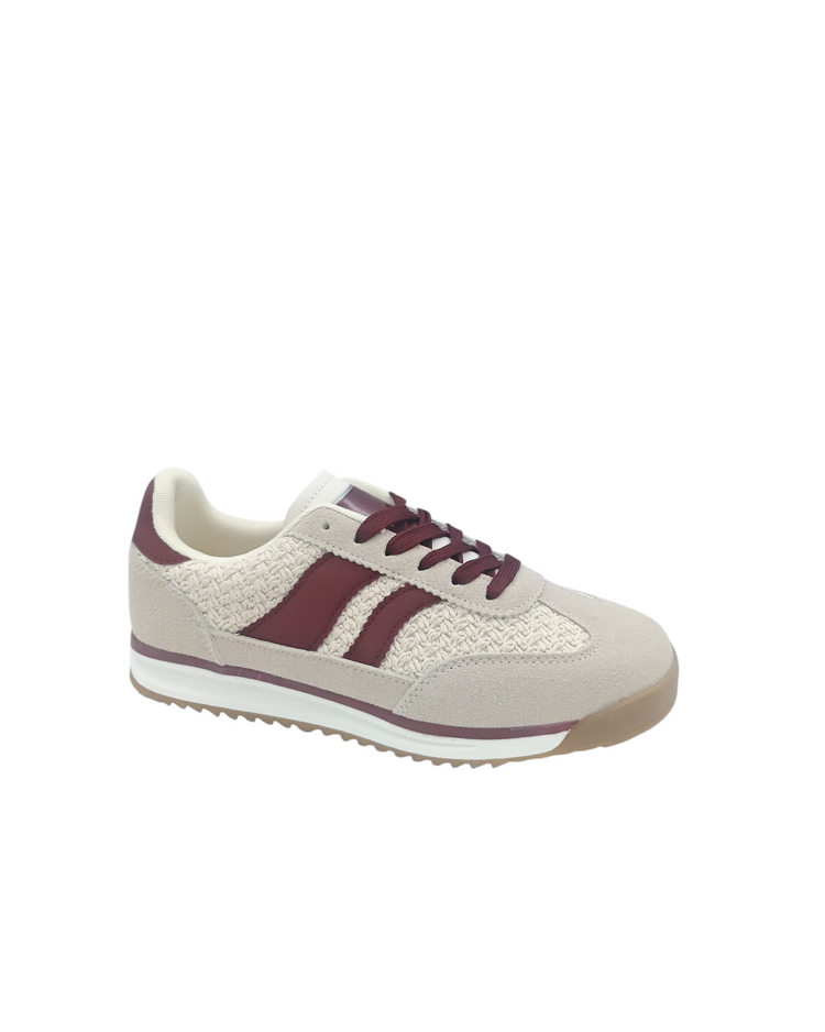 Dina Bordeaux Sneaker