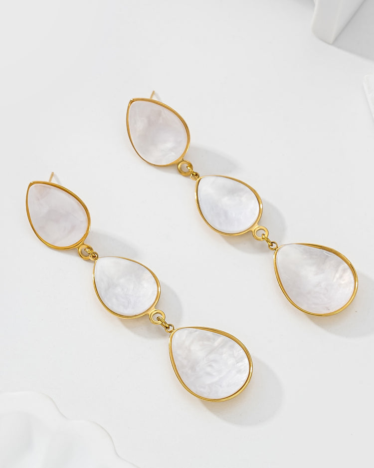 3 Stone Earring