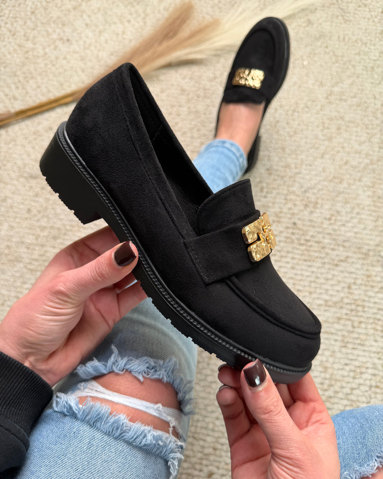 Romina Black Moccasin