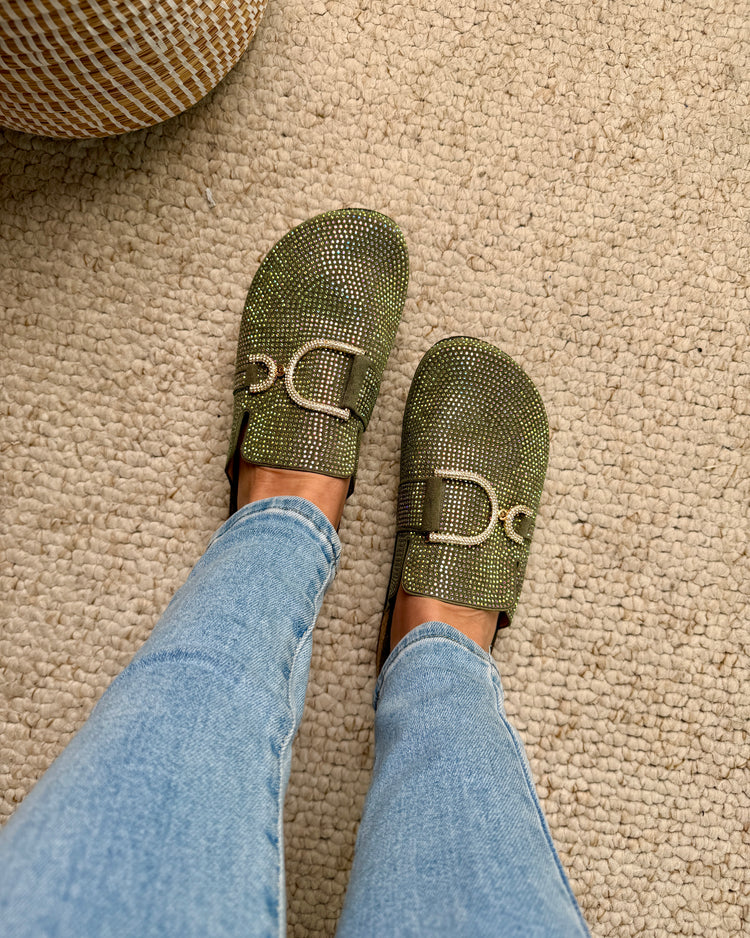 Glam Green Loafer