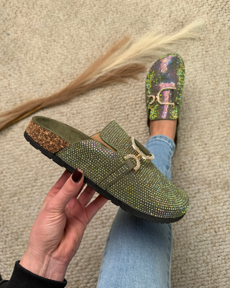 Glam Green Loafer