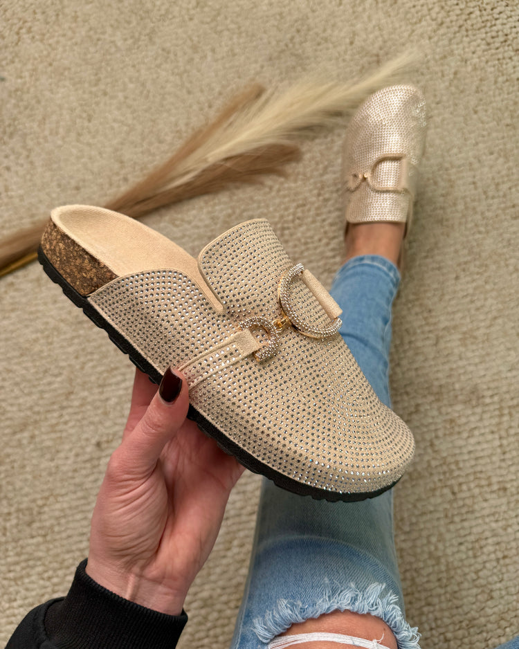 Glam Beige Loafer