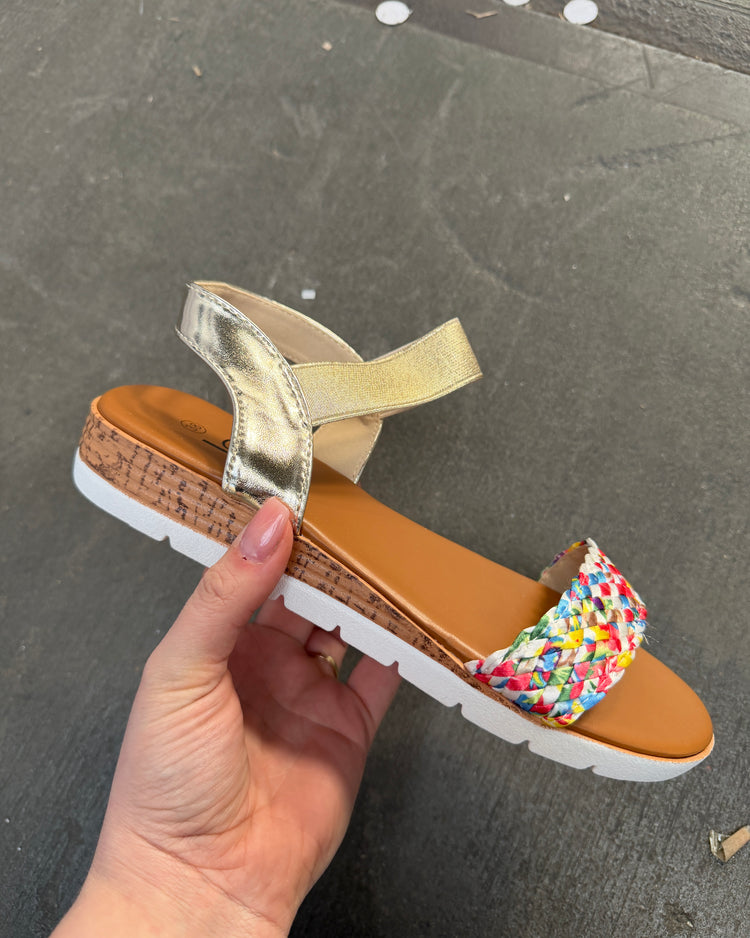 Lies Gold Sandal