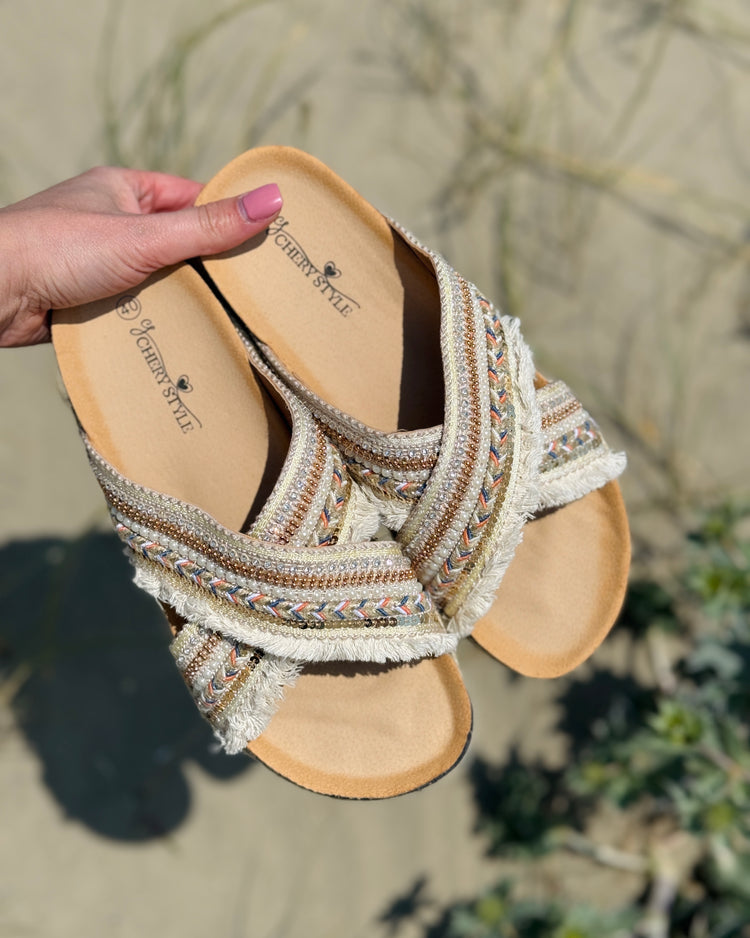 Merel Beige Slipper