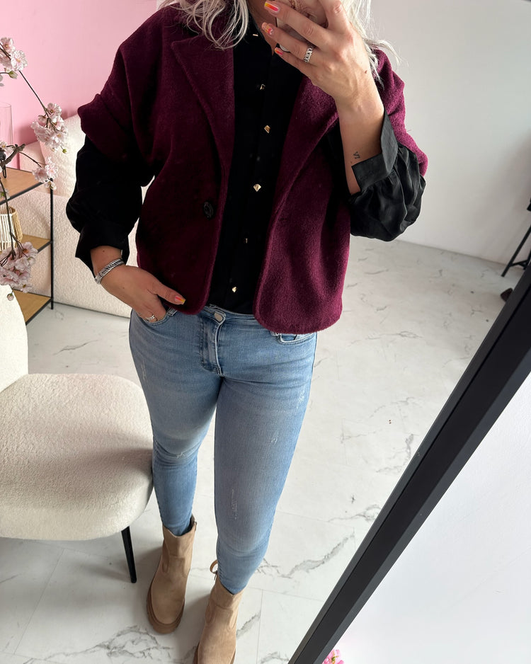 Teddy Cropped Blazer