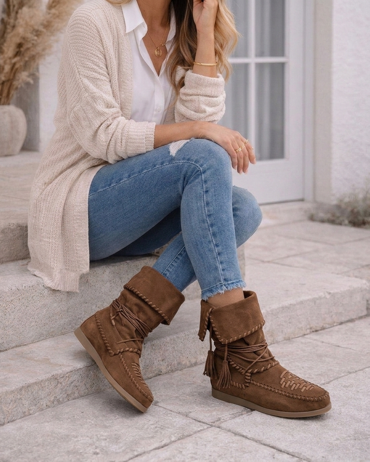 Ibiza Camel Boots