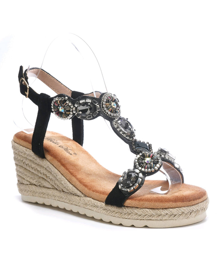 Jemke Black Wedge