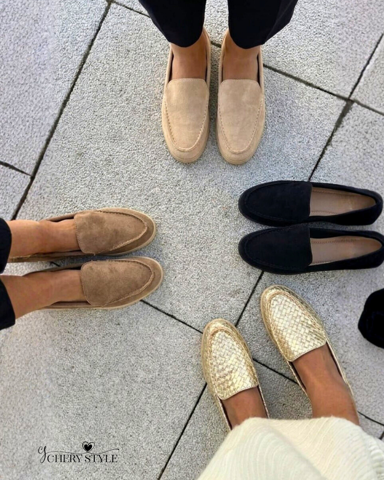 Kiana Gold Loafer