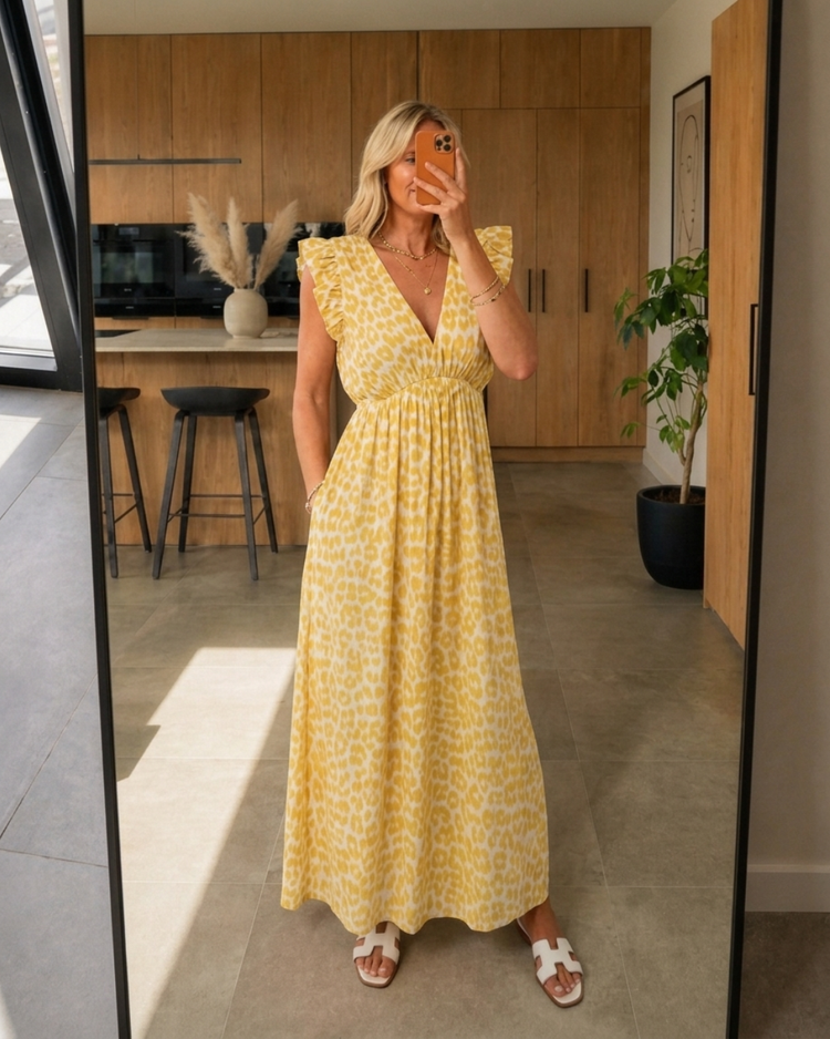 Leo Ruffle Dress