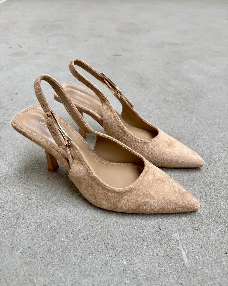 Lima Khaki Heels